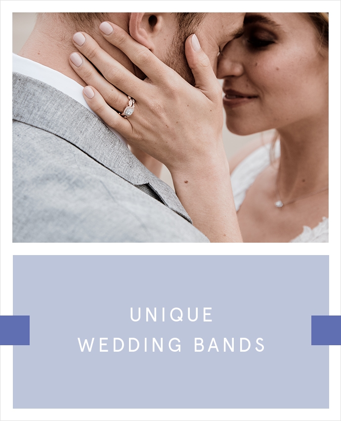 Women's Wedding Bands - Stacked with Engagement Ring